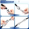 Hydraulic Hose Repair Kit, 3/8'' Hydraulic Hose Field Repair Kit,