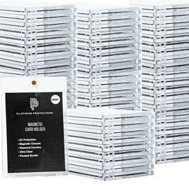 Magnetic Card Holder for 180pt Trading Cards (100 Pack) One Touch Case with Ultra Clear UV Protection