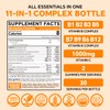 B Complex 50 Gummies ,Methylated B Complex with Vitamin C,Choline
