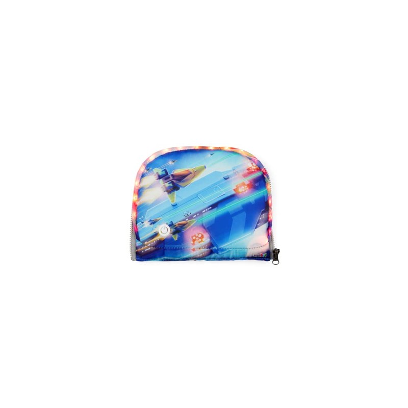 ergobag LED Zippies School Bag Accessory Front Pocket Motif Worlds