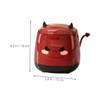 Gatuida Cute Mini Desktop Trash Can with Lid Small Kawaii