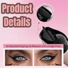 Foldable Eyeliner Stamp for Beginners, 2026 New One-Piece Eyeliners Stamp