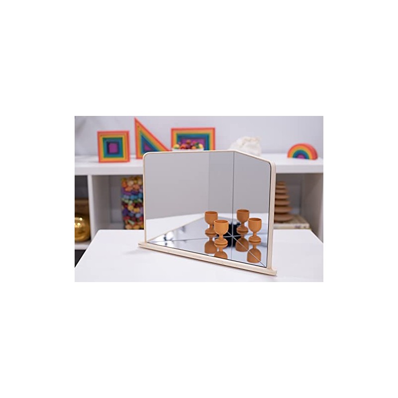 TickiT Wooden 4-Way Mirror - Explore Reflection, Symmetry and Patterns