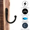 Amissz Screw Hooks, Pack of 10 Coat Hooks, Wall Hooks,