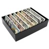 Large Money Box for Cash, Acrylic Cash Organizer with 8