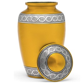 Eternal Harmony Cremation Urns for Human Ashes - Large Adult Size for Men & Women | Decorative Funeral Urns with Handcrafted Designs | Honor and Remember Your Loved Ones | Holds Up to 210 Cubic Inches