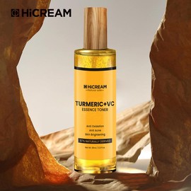 Hicream Turmeric Vitamin C Toner For all skin types,smoothing,moisturizing,balancing and pore-reducing Comfort Facial Skincare Repair - Specification: Toner (2 Count)