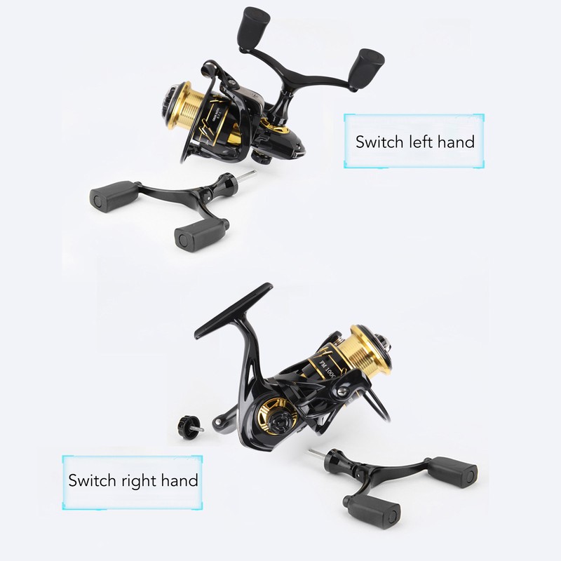 Fishing Reel Powerful Double Rocker Arm Metal Spinning Wheel for