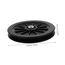 Kisangel Nylon Bearing Pulley Wheel for Gym Equipment Easy Installation Exercise Pulley Wheel for Cable Machines Silent Operation Durable Nylon Material Fit for Home Gym Workouts