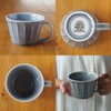 Mino Pottery Mebole Soup Cup, Gray