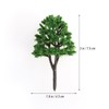 NUOLUX 20pcs Model Trees Landscape 1:150 7.5cm Model Train Scenery