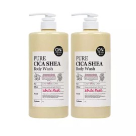 ON:THE BODY 온더바디 퓨어시카 화이트머스크 바디워시 1L x 2개 On The Body Pure Cica White Musk Body Wash 1L x 2ea