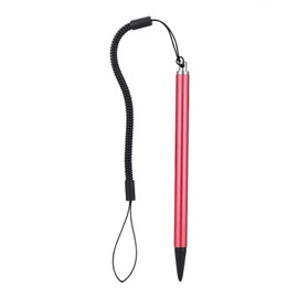Touch Pen, Stylus Pen Screen Touch Painting Pen Resistive Stylus with Spring Rope for POS PDA Navigator (Red)