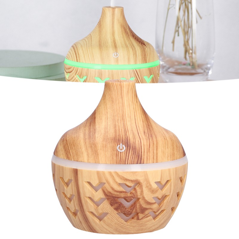 300ml Wood Grain Aroma Diffuser USB Air Purification Aromatherapy Humidifier