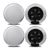 Tire Covers for RV Wheel (4 Pack Silver),Moonet Oxford Waterproof