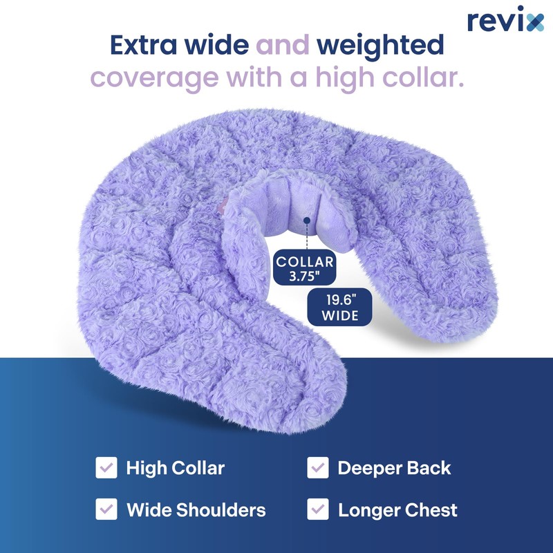 REVIX Microwave Heating Pad for Neck and Shoulders Back, Microwavable