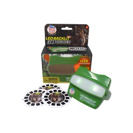 WARM FUZZY LED 3D Viewfinder (Forest) - Kids & Adults Classic Slide Viewer, 3D Reel Viewer, Retro Vintage Toys with 3 Reels - 21 High Definition 3D Images