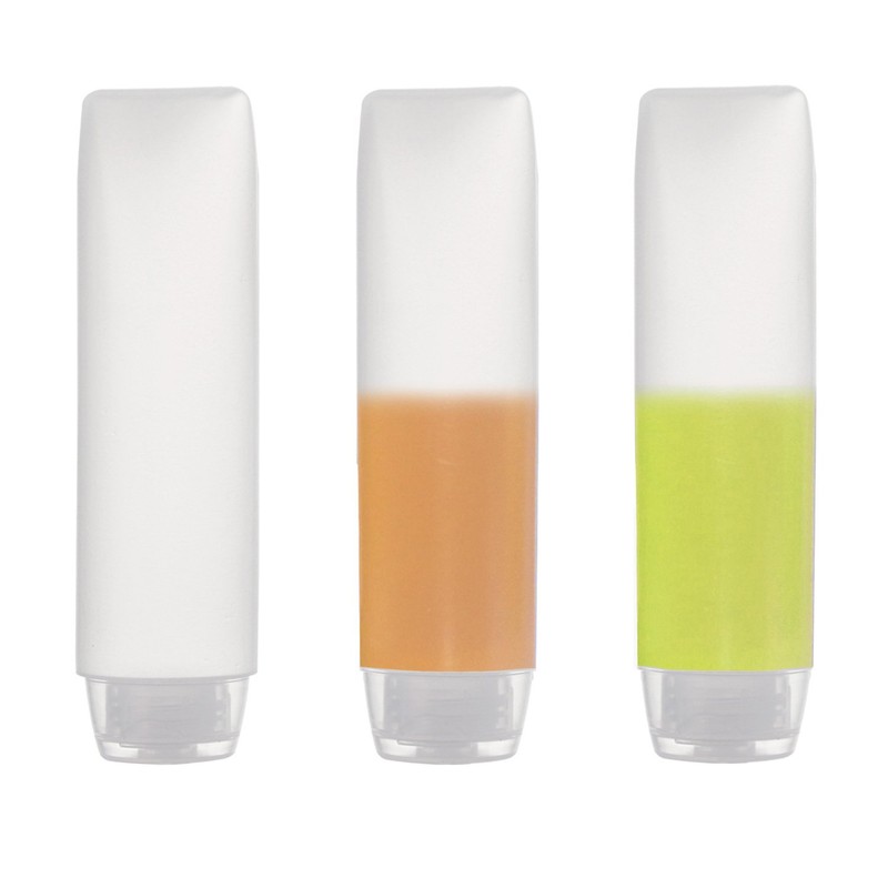 OTO 6 Pack Travel Size Plastic Squeeze Bottles for Liquids,