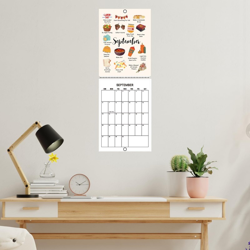 Wall Calendar 2026 Vertical Monthly Wall Calendar 12 Month Hanging