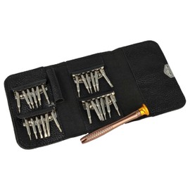vhbw 25 in 1 Screwdriver Set Opening Tools for Mobile Phones, GPS devices, MP3 Player, Tablets and Many Other Devices.