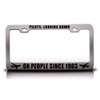 Custom Brother - Pilots Looking Down ON People Since 1903 Aviation Steel Metal Ch License Plate Frame