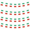 WXTWK Italy Flags Italian Small Mini Pennant String Banner Flag