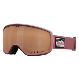 Giro Balance II Ski Goggles - Snowboard Goggles for Men, Women and Youth - Dusty Rose All Access Strap with Vivid Copper Lens