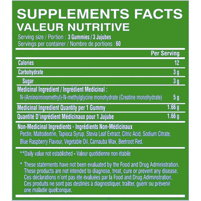 Limitless Pharma Pure Creatine Gummies | 5g Creatine Monohydrate |
