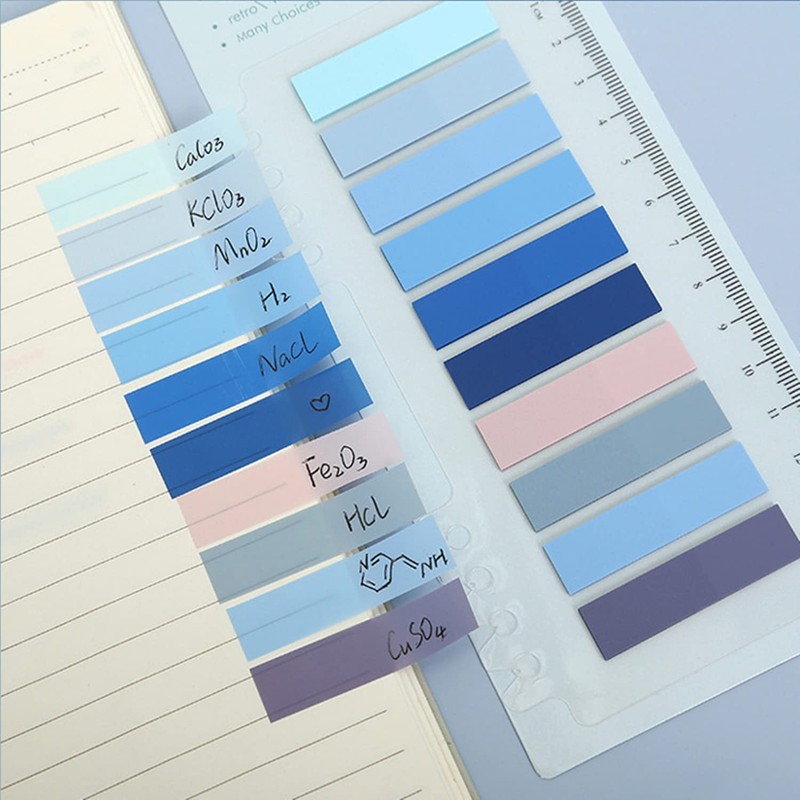 800Pcs Book Tabs Sticky Index Tabs Writable Labels Note Tabs