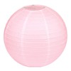LIHAO Lampshade Lampshade Round Light Pink Paper Lantern Classic Bamboo