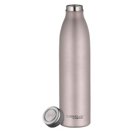 THERMOcafé by THERMOS TC Bottle Rose Mat 0.75 L, Stainless Steel Vacuum Flask, Carbonated Proof, 12 Hours Hot 24 Hours Cold, Leak-Proof, for School, On the Go and Office