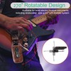AKLOT Wireless Guitar System Transmitter Receiver Set 2.4GHz Built-in Rechargeable
