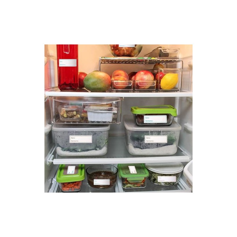 300 Pcs 1 x 3 Inch Removable Food Date Labels