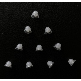 Jungle Care® (6mm Small * 10pc) Double Layer Magic Hearing Aid Domes Comfortable PSAP (Personal Sound Amplifiers Product) Kit Ear Tips Invisible, Perfect for Open Air (Open fit), except for RIC
