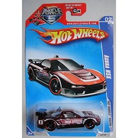 Hot Wheels '09 Racing, RED Acura NSX 68/190 Battle Force 5 Card