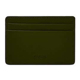 FOSSIL Steven Card Case Deep Olive, Deep Olive, Minimalist
