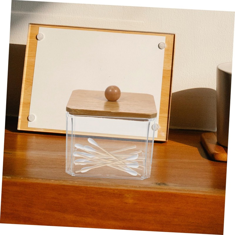 SHOWERORO Makeup Sponge and Cotton Pad Organizer Dustproof Lid Storage