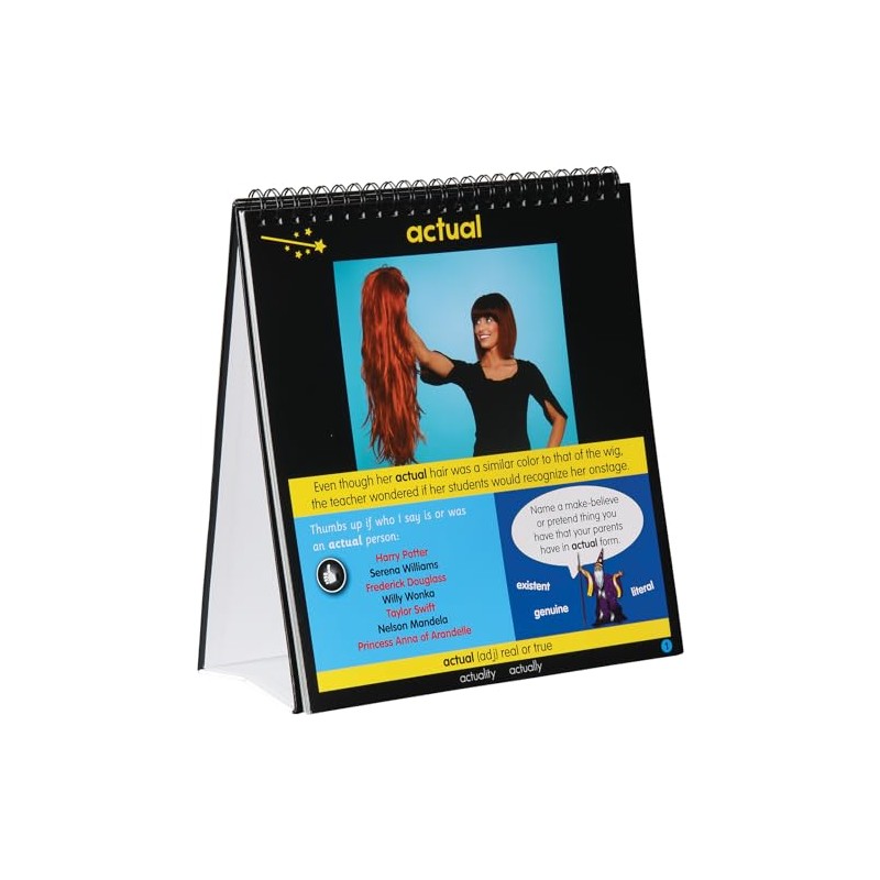 Really Good Stuff Word Wizard Flip Chart - 1 flip