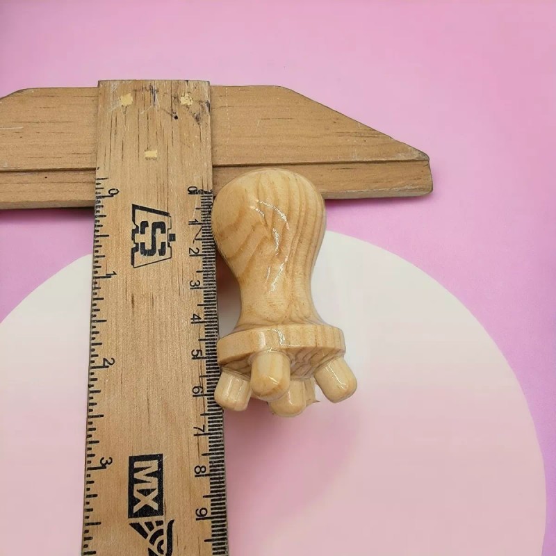 SingEX Artesanal Kit Mini Copas Suecas Tablilla Maderoterapia Facial Papada