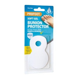 Profoot Bunion Protector Cushions, Soft Gel Protects and Prevents rubbing Pain and discomfort Caused by bunions - Pack of 2