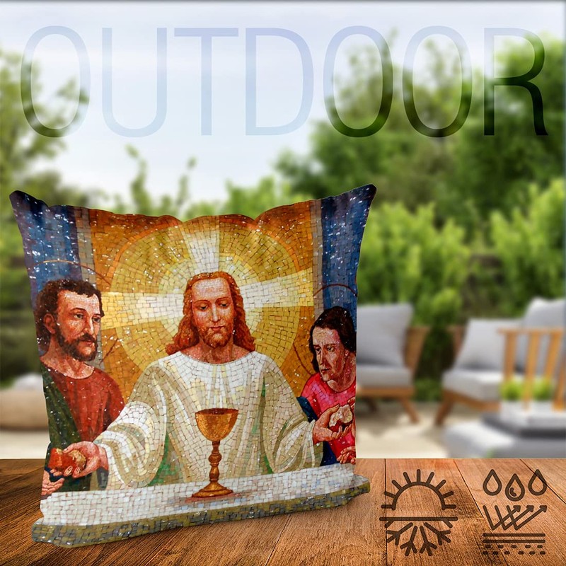 VOID Supper Jesus Cushion Cover 40 x 40 cm Polyester