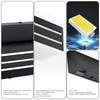 Ralbay Modern Black Bathroom Light Fixtures 5 Color Temperature Dimmable