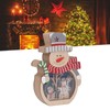 Luminous Christmas Ornament LED Light Emitting Wooden Christmas Decorations Ornaments