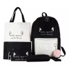 Yuqing Mochila Lindas Orejas De Gato Escolar Y Moderno De