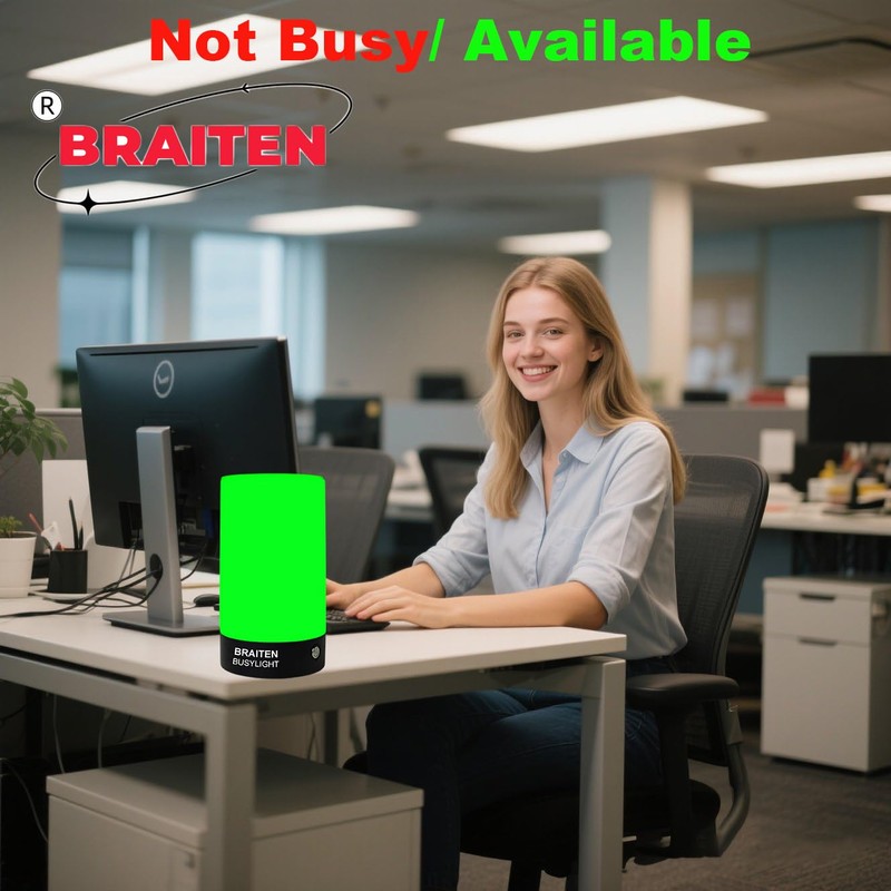Busy Light for Office,Do Not Disturb Light,Workspace Productivity (C)
