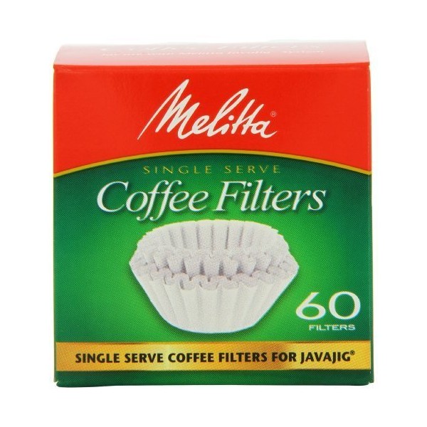 Melitta Java Jig, Single Serve Paper Coffee Filters, 60-Count, Garden, Lawn, Maintenance