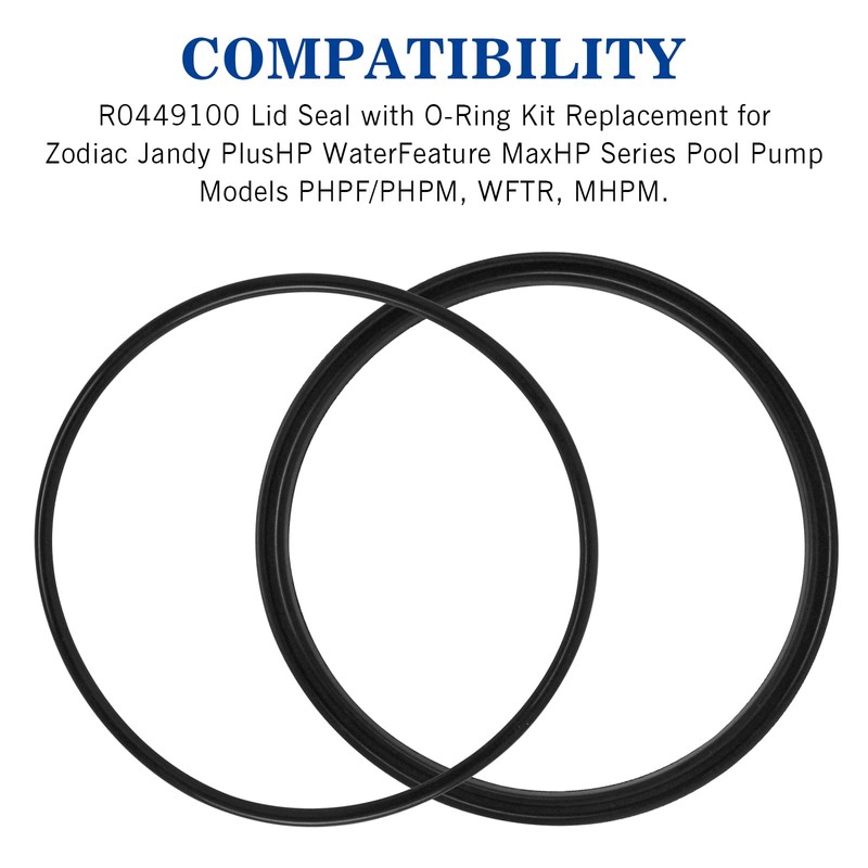 R0449100 Lid Seal with O-Ring Kit Replacement for Zodiac Jandy