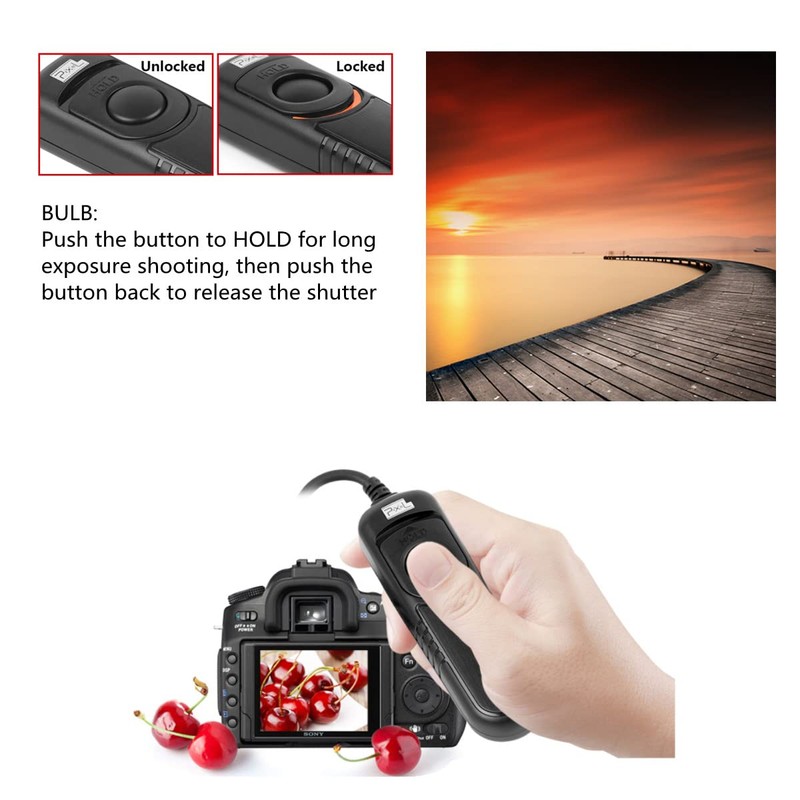 Pixel Cable Remote Shutter Release RS-80N3 Remote Shutter Release Cable