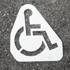 Small Handicap Parking Stencil | Part#: 10000571 | 26.5" W