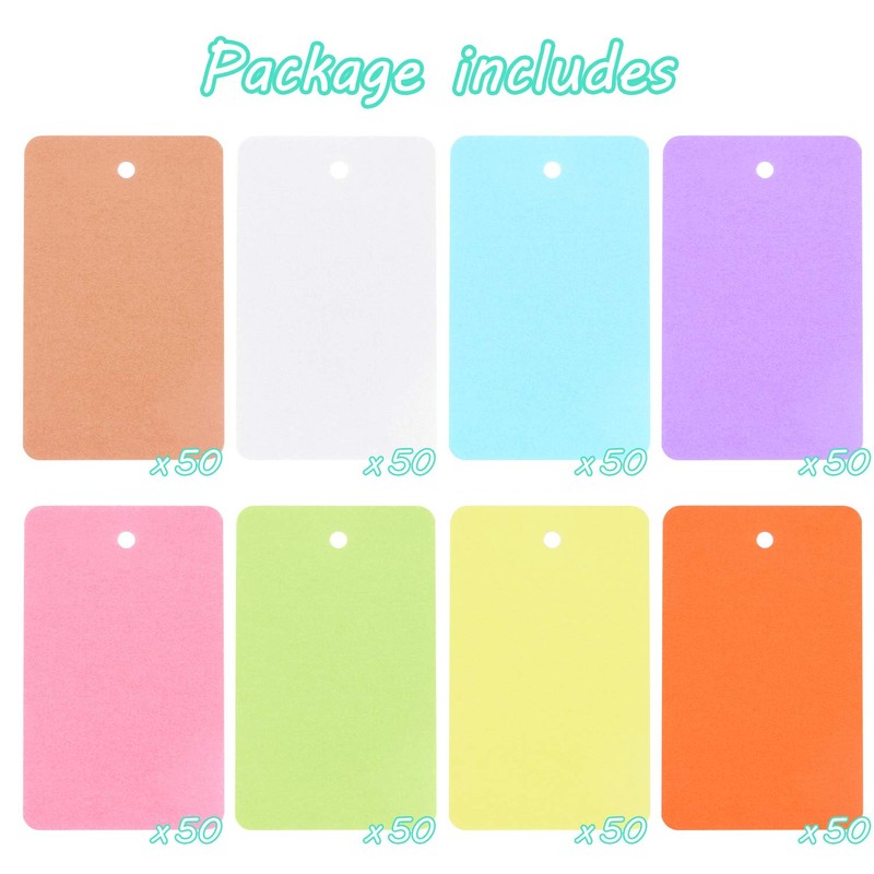 TUPARKA 8 Set 400 Pcs Study Cards Index Cards Flash